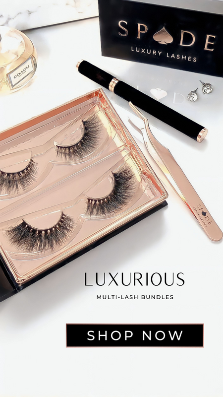 Indulge in the essence of glamour with Spade Luxury Lashes. Enhance your beauty collection with premium lash styles and multi-lash bundles. Shop Now Exclusively at spadeluxurylashes.com
